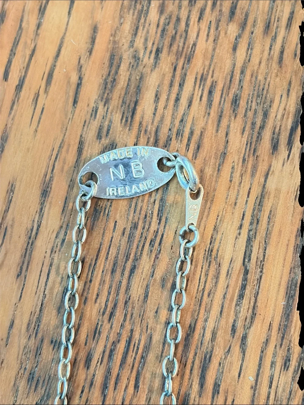 Made in Ireland Sterling Silver Spiral Pendant Necklace - Silver - Picture 3 of 7